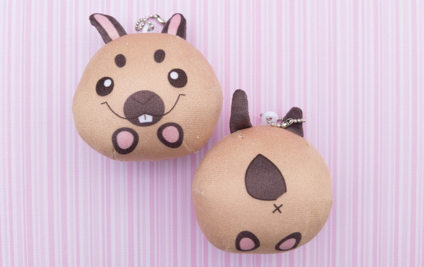 Plush Animal Omanjuu Keychain