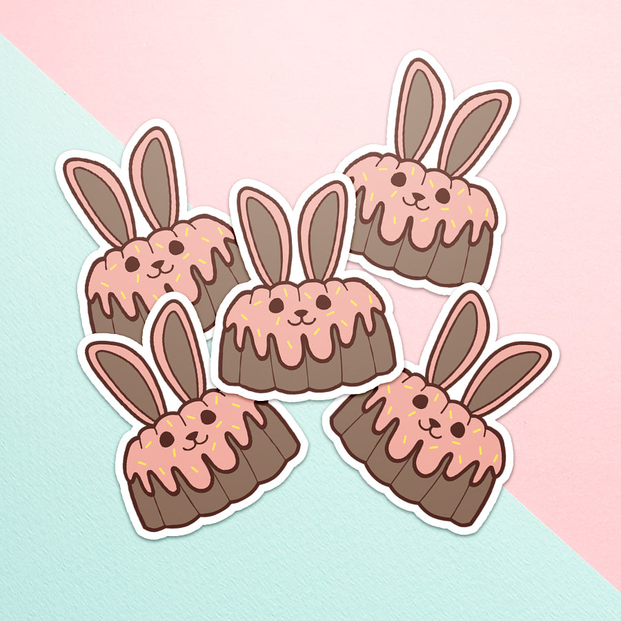 Bundt Cake Vinyl Sticker