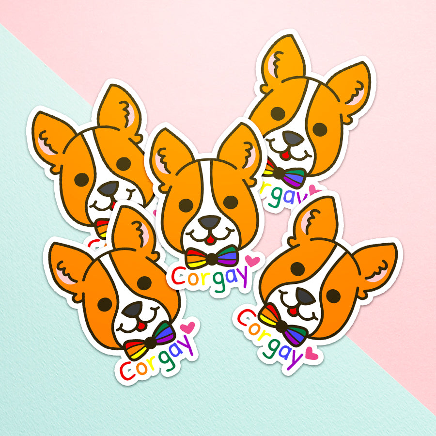 Corgay Vinyl Sticker
