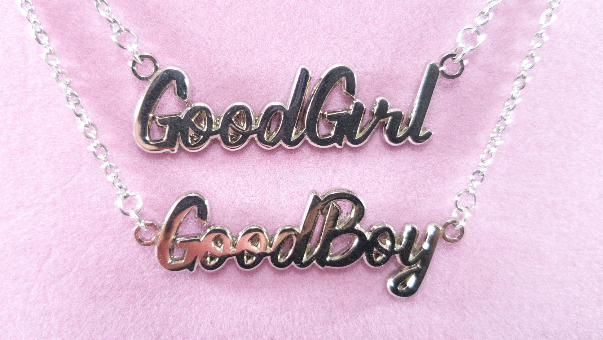 Good Girl and Good Boy Necklaces