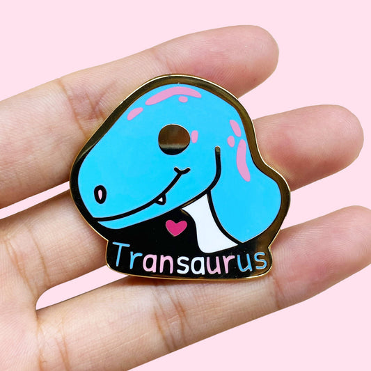 Transaurus Hard Enamel Pin