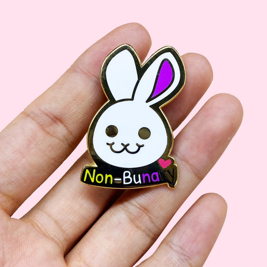 Non-Bunary Hard Enamel Pin