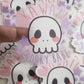 Kawaii Spooky Babe Clear Sticker