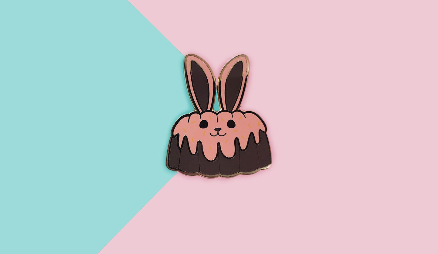 Bundt Cake Hard Enamel Pin