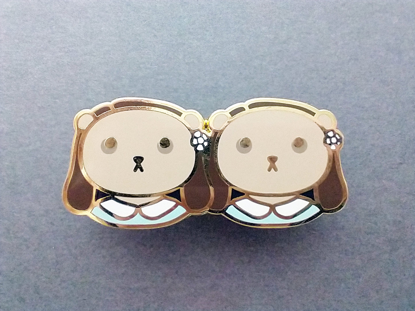 Twin Bears Hard Enamel Pin